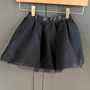 Janie and Jack | Black Plumeti Tulle Skirt | Tutu | 18-24m